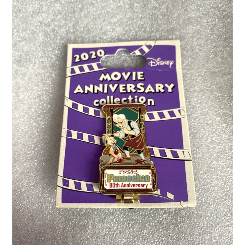 Pinocchio 2020 Movie Anniversary Pin Disney Cast Exclusive Limited Edition